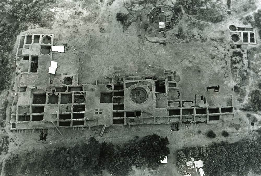 aerial image of salmon pueblo