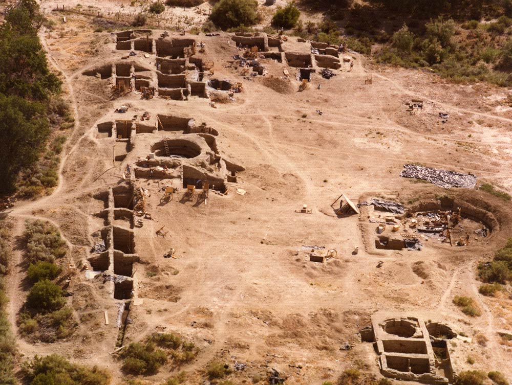 aerial image of Salmon Pueblo