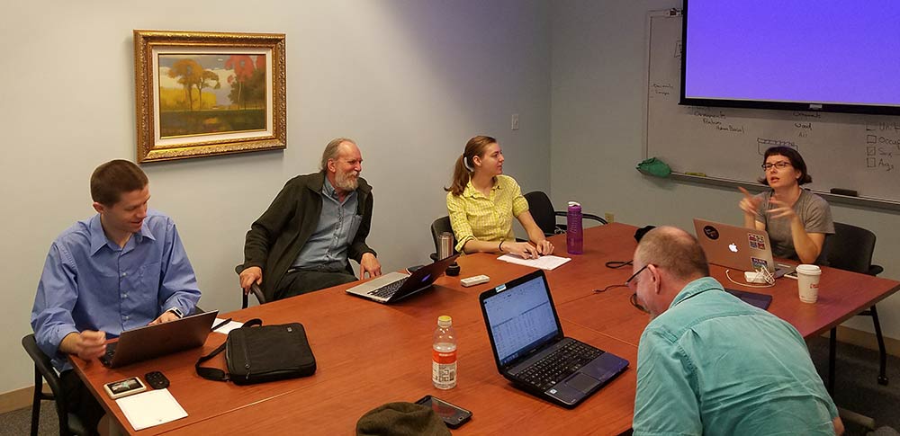several people around conference table