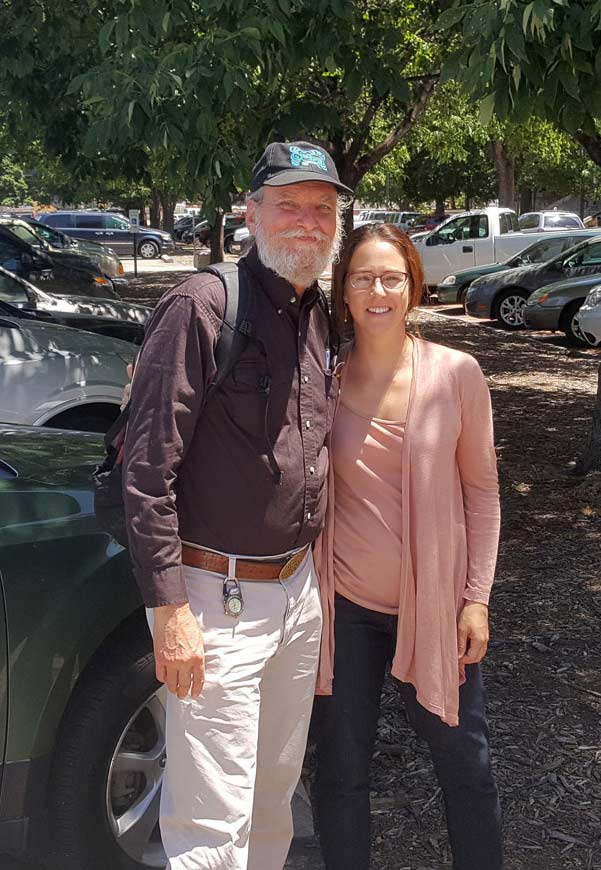 Worthy Martin and Carolyn Heitman, standing